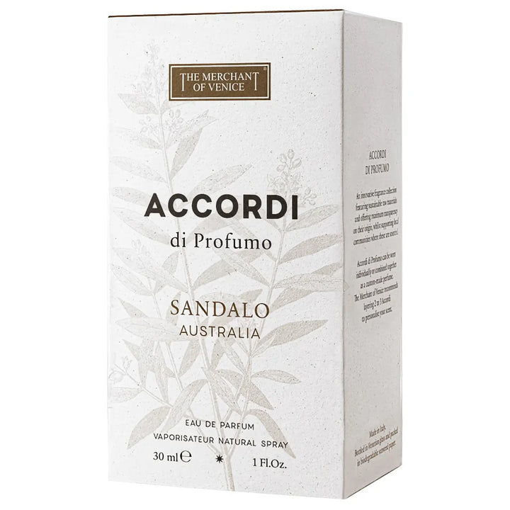 The Merchant of Venice Accordi Di Profumo Sandalo Australia EdP 30ml