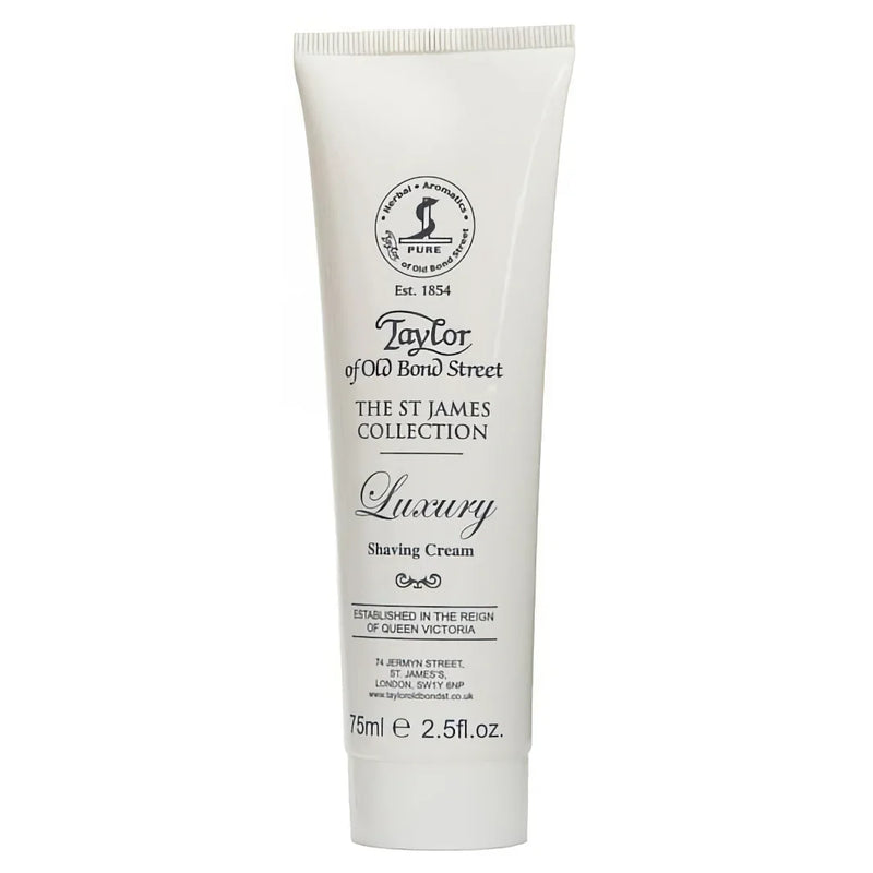 Taylor of Old Bond Street The St James Collection Luxury Shaving Cream Tube