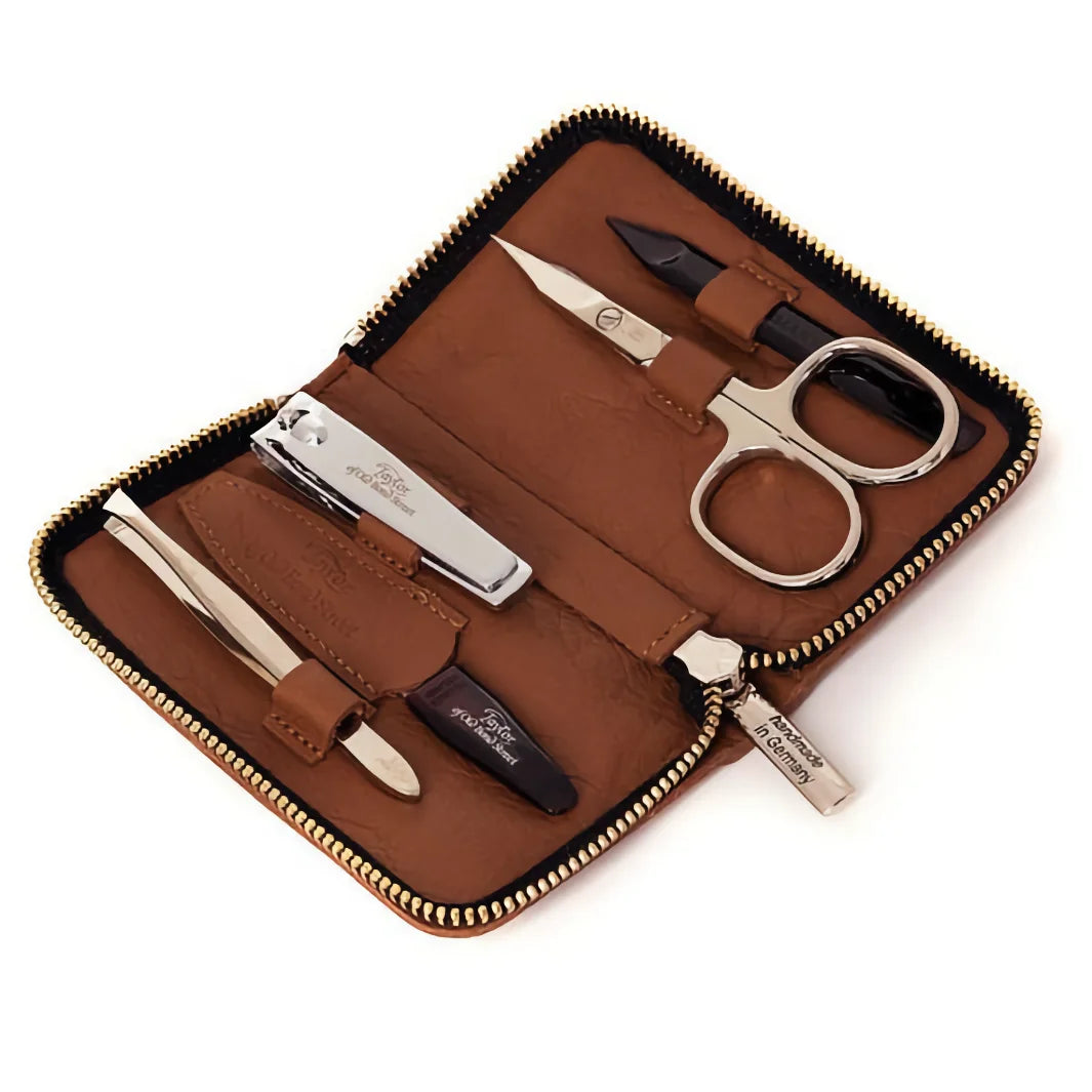 Taylor of Old Bond Street Tan Manicure Set