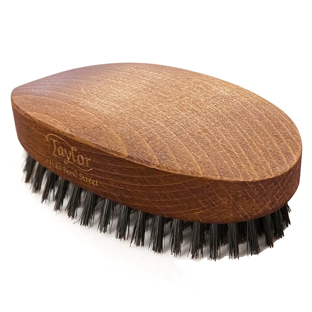 Taylor of Old Bond Street Dark Wood Military Hair Brush