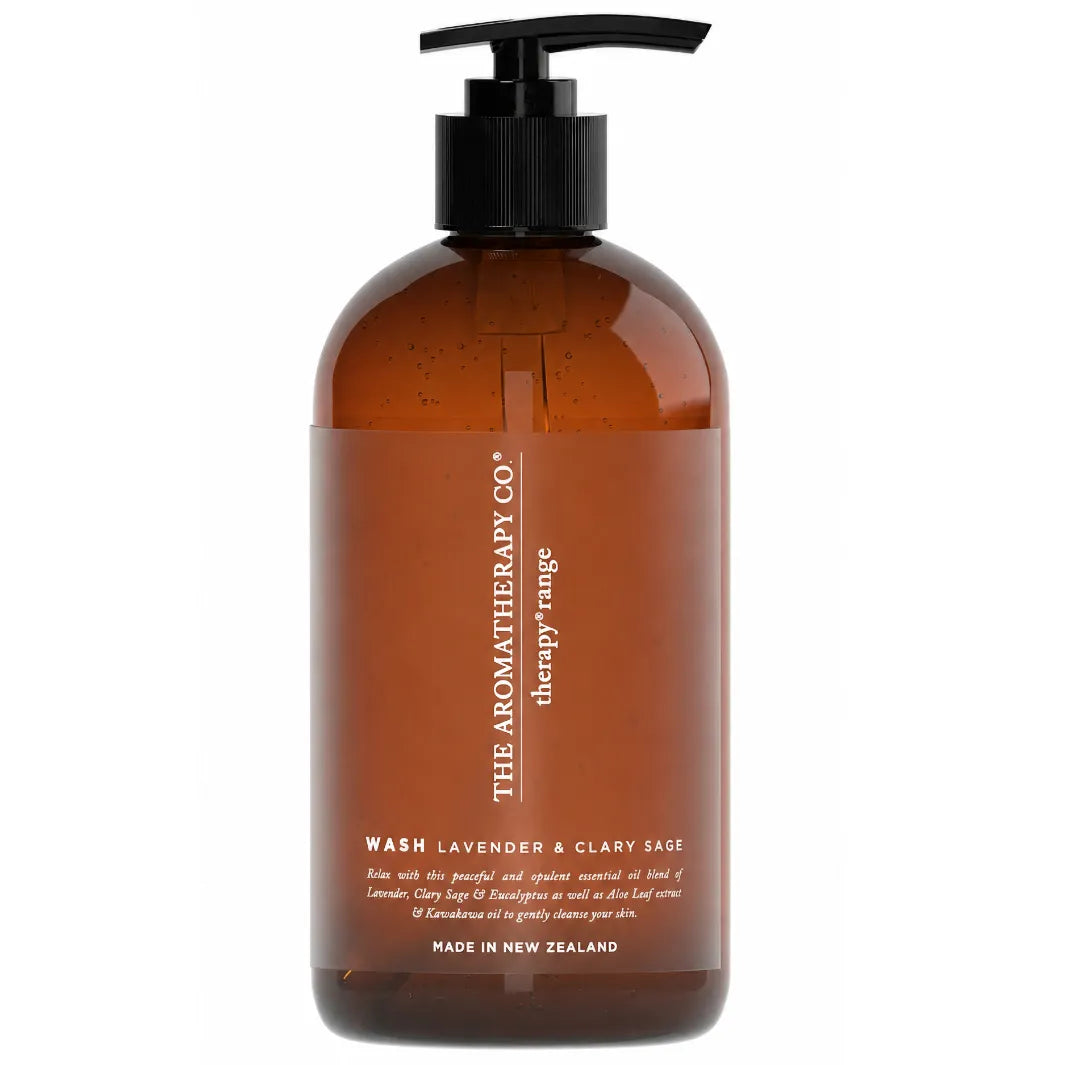 The Aromatherapy Co Wash Lavender & Clary Sage Hand & Body Wash 500 ml med pump