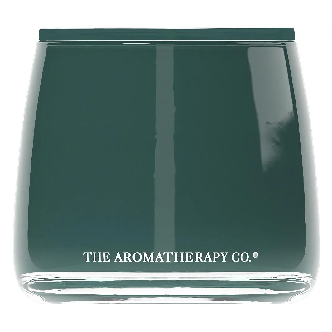 The Aromatherapy Co Therapy Garden Wild Mint & Lime doftljus 260 g i grönt glas med lock