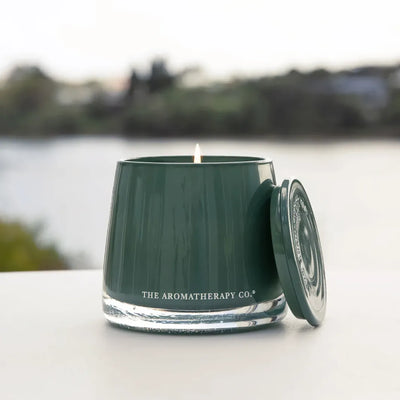 The Aromatherapy Co Therapy Garden Wild Mint & Lime tänt doftljus i utomhusmiljö