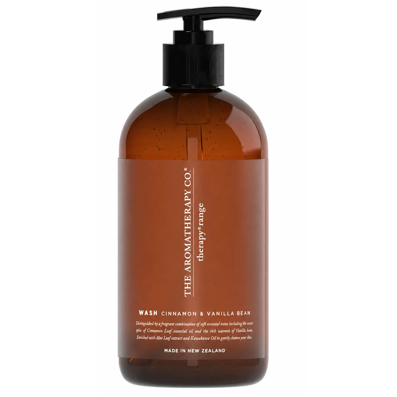 The Aromatherapy Co Wash Cinnamon & Vanilla Bean Hand & Body Wash 500 ml med pump