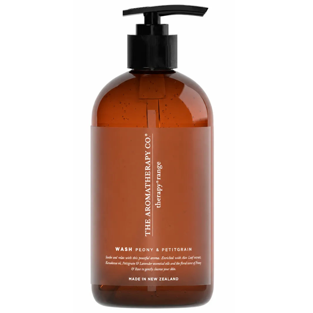 The Aromatherapy Co Wash Peony & Petitgrain Hand & Body Wash 500 ml med pump
