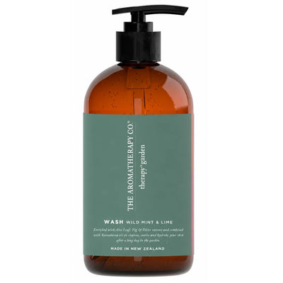 The Aromatherapy Co Wash Wild Mint & Lime Hand & Body Wash 500 ml med pump