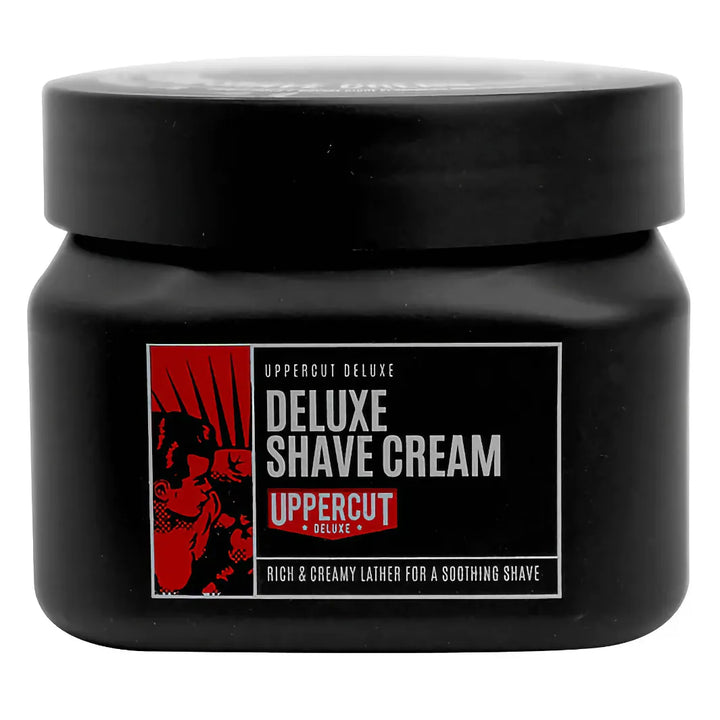 Uppercut Deluxe Shave Cream – Krämig rakkräm för bekväm rakning, perfekt för känslig och torr hud