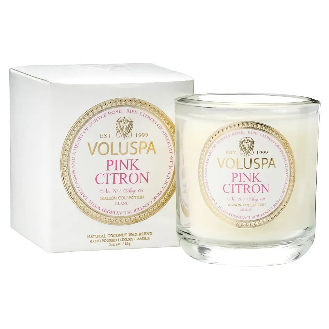 Voluspa Classic Votive Candle Pink Citron