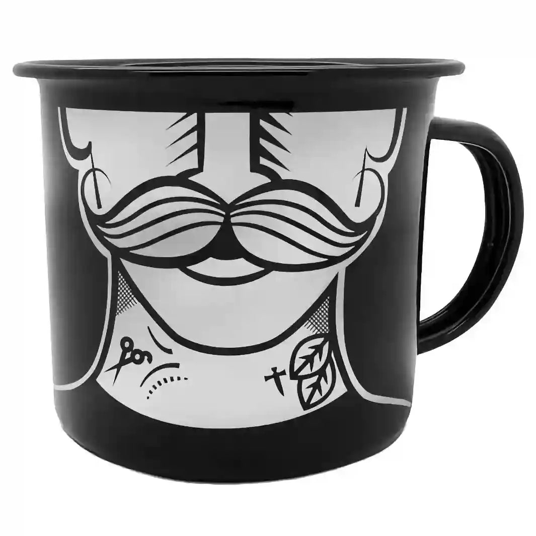 Barber Pro Shaving Mug Tattoo