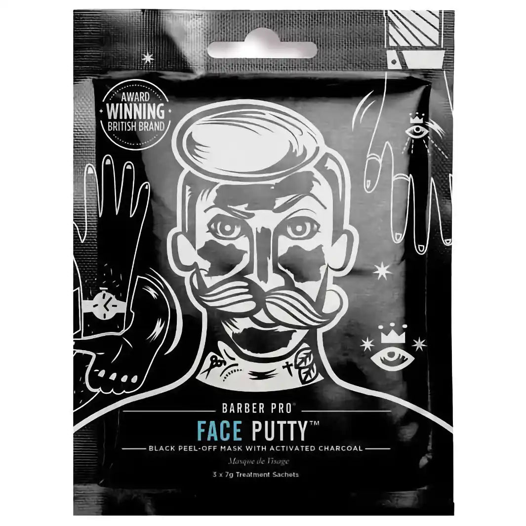 Barber Pro Face Putty Peel-Off Mask