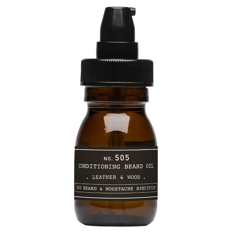 Depot N° 505 Conditioning Beard Oil Leather & Wood