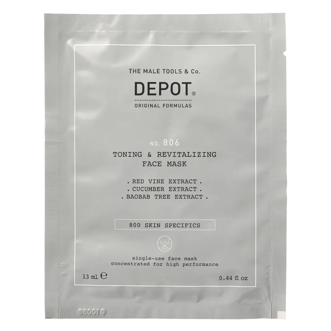 Depot N° 806 Toning & Revitalizing Face Mask 3-pack