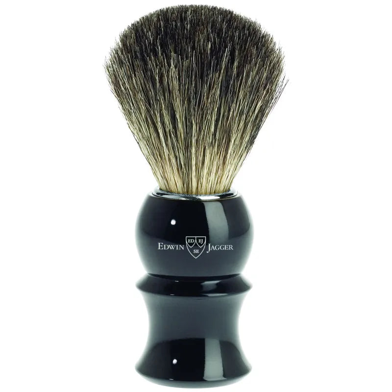 Edwin Jagger Ebony Pure Badger Shaving Brush