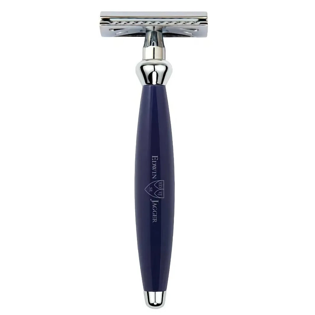 Edwin Jagger Bulbous Blue Safety Razor - Säkerhetshyvel - Glamazon