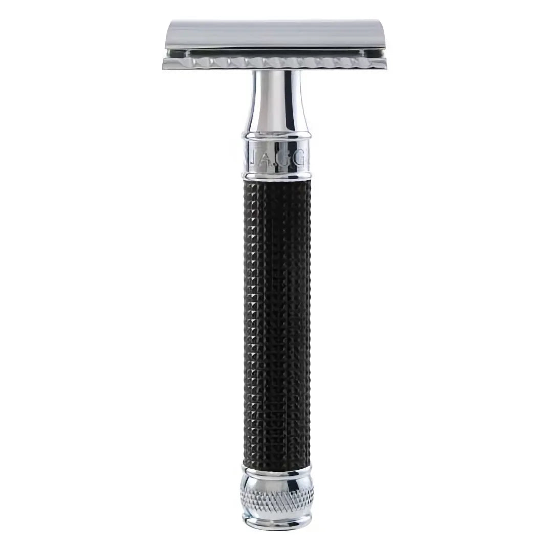 Edwin Jagger Black Chrome 3D Laser Diamond DE Razor