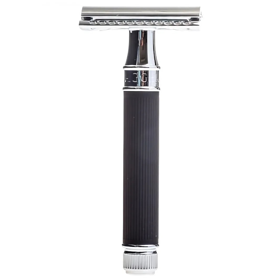 Edwin Jagger Rubber Coated (Black) DE Razor