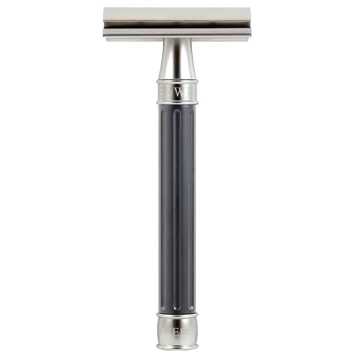 Edwin Jagger 3ONE6 Stainless Steel Gunmetal DE Safety Razor