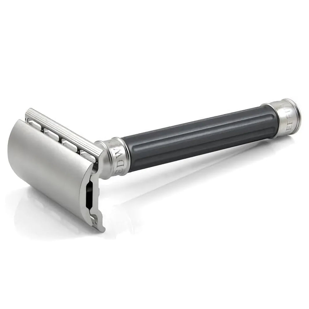 Edwin Jagger 3ONE6 Stainless Steel Gunmetal DE Safety Razor