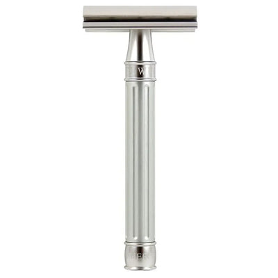 Edwin Jagger 3ONE6 Stainless Steel Silver DE Safety Razor