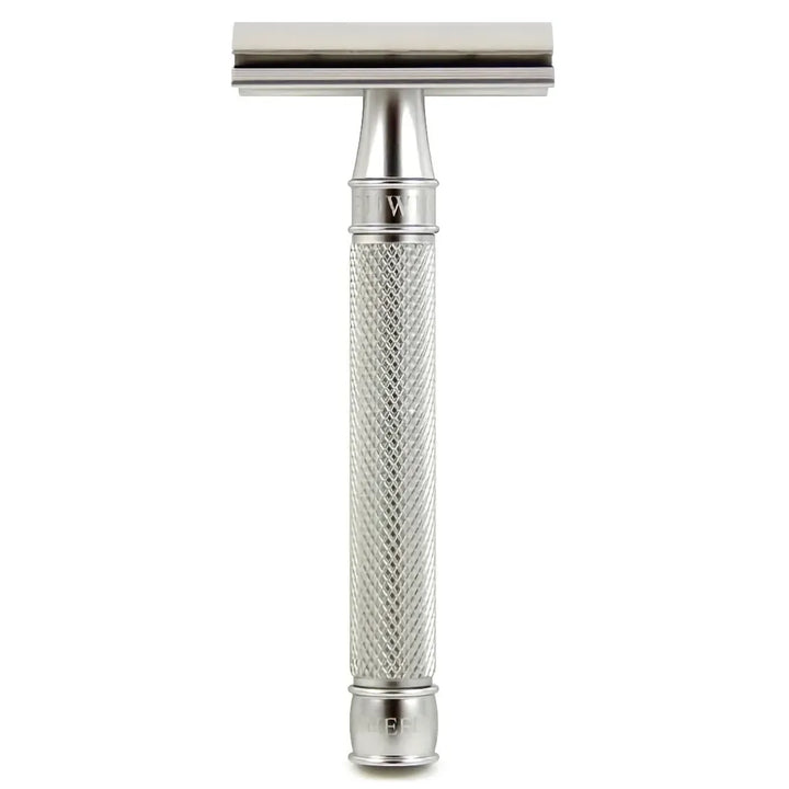 Edwin Jagger 3ONE6 Stainless Steel Knurled DE Safety Razor