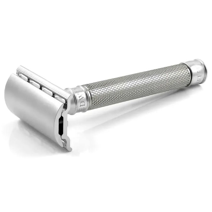 Edwin Jagger 3ONE6 Stainless Steel Knurled DE Safety Razor