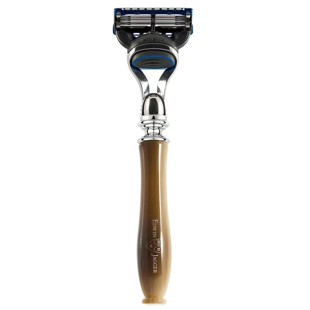 Edwin Jagger Chatsworth Light Horn Fusion Razor