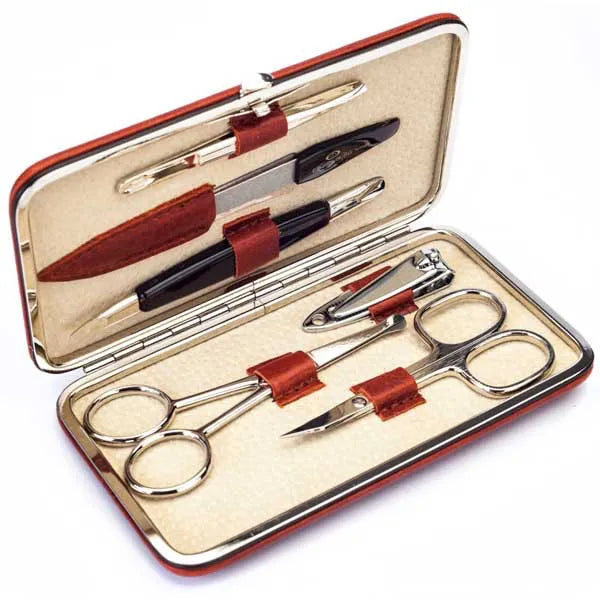 Truefitt & Hill 6-Piece Manicure Set Tan