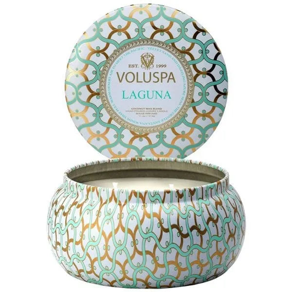 Voluspa 2-Wick Maison Metallo Candle Laguna