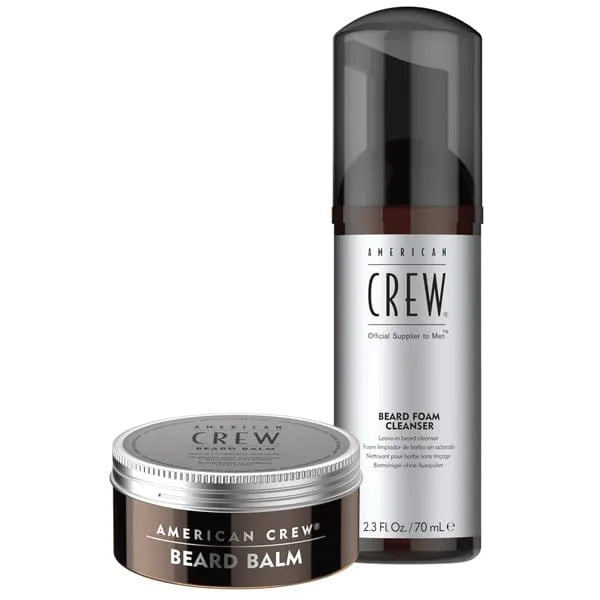 American Crew Beard Balm + Foam Cleanser