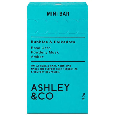 Ashley & Co Extruded Soap Bar Bubbles & Polkadots