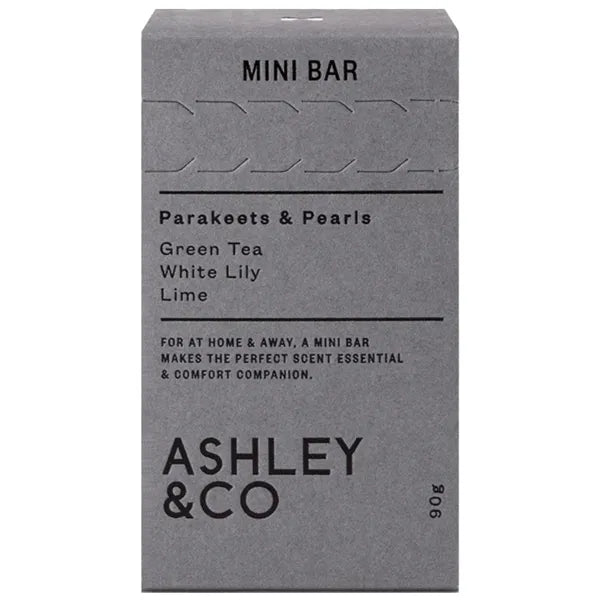 Ashley & Co Extruded Soap Bar Parakeets & Pearls