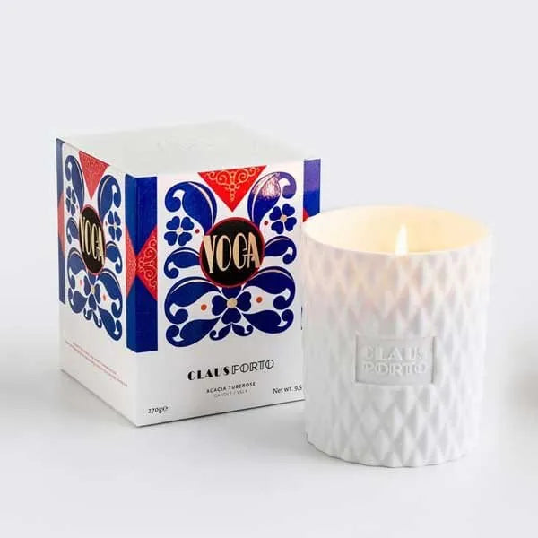 Claus Porto Voga Acacia Tuberose Candle