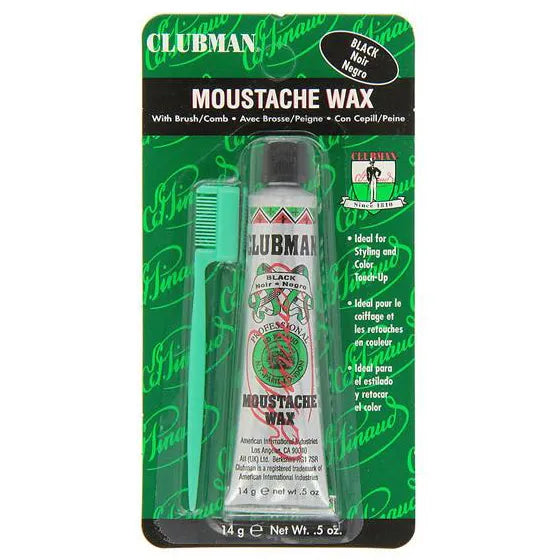 Clubman Pinaud Mustache Wax Black