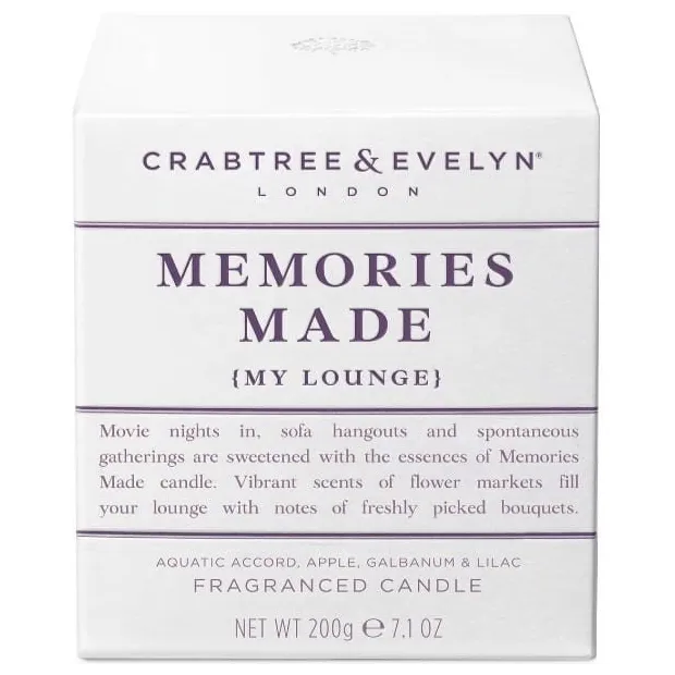 Crabtree & Evelyn Memories Made Candle