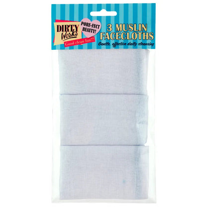 Dirty Works 3 Muslin Facecloths