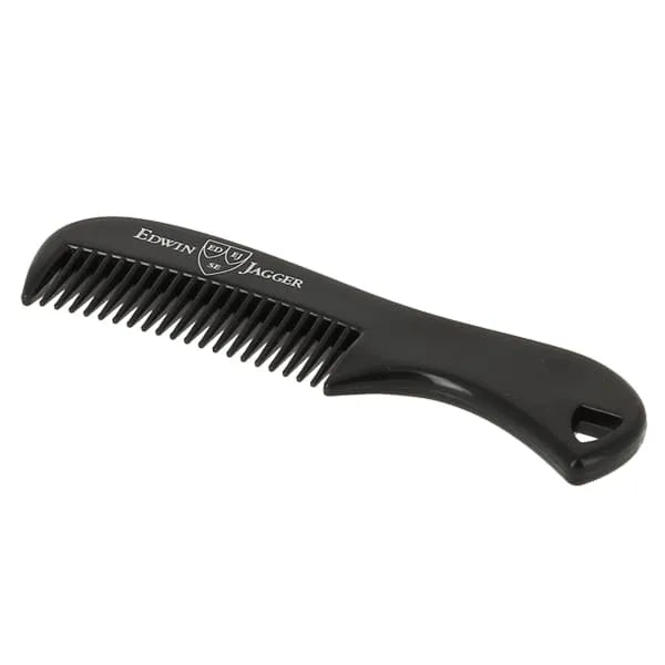 Edwin Jagger Beard & Moustache Comb Black