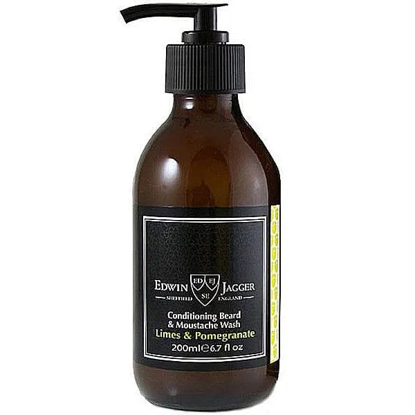 Edwin Jagger Conditioning Beard & Moustache Wash Limes & Pomegranate