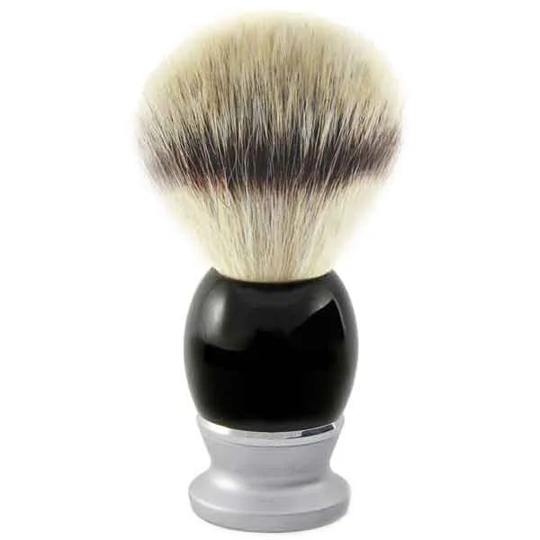 Edwin Jagger Riva Ebony Silver Tip Badger Shaving Brush