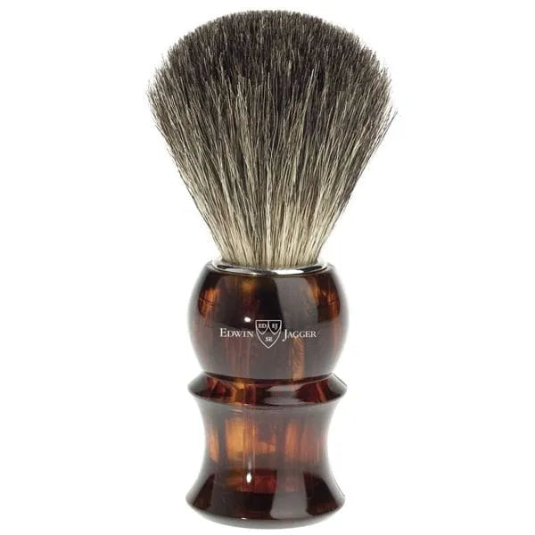 Edwin Jagger Tortoiseshell Pure Badger Shaving Brush