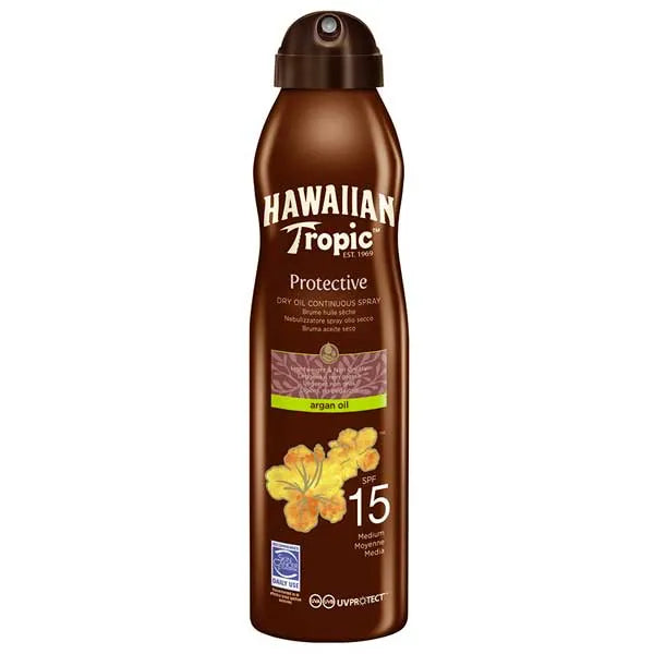 Hawaiian Tropic Dry Oil Spray Argan SPF 15