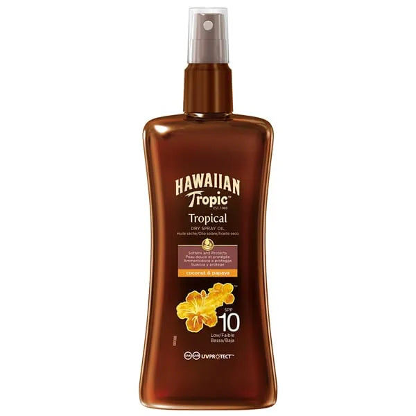 Hawaiian Tropic Dry Oil Spray SPF 10