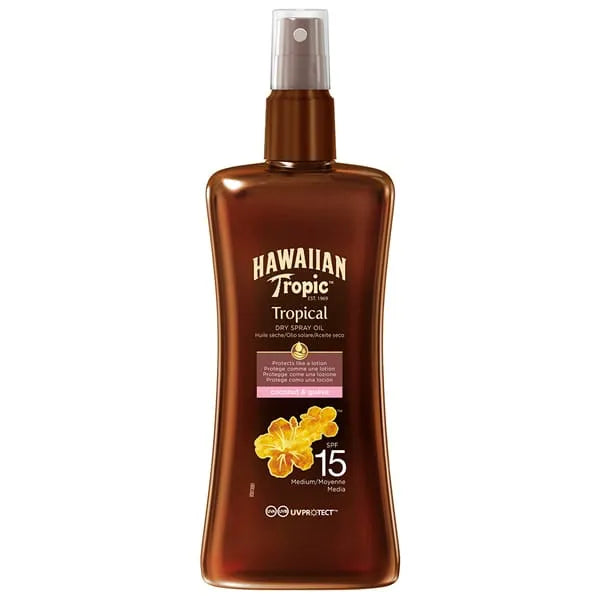 Hawaiian Tropic Dry Oil Spray SPF 15