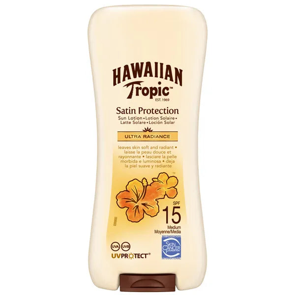 Hawaiian Tropic Satin Protection Sun Lotion Ultra Radiance SPF 15
