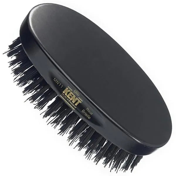 Kent Brushes Ebony Wood Military Hair Brush