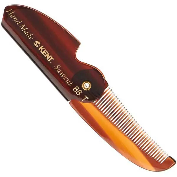 Kent Brushes Folding Pocket Comb Fine Hair