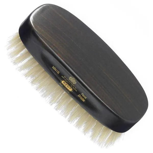 Kent Brushes Rectangular Ebony Wood Hair Brush