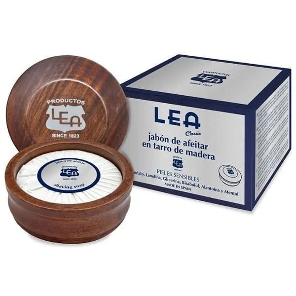 LEA Classic Shaving Soap In Wooden Bowl