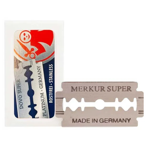 Merkur Super Platinum Dubbelrakblad 10-pack