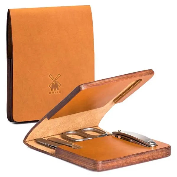 Mühle Manicure Set With Cowhide Case