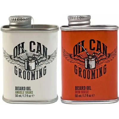 Oil Can Grooming Beard Oil Angels Share + Iron Horse